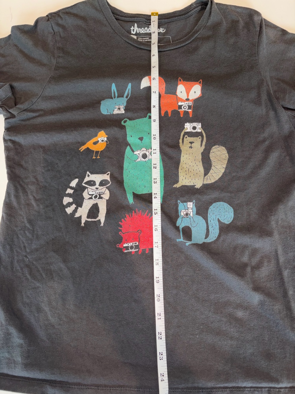 Threadless Charcoal Graphic Tee - Picture 5 of 6